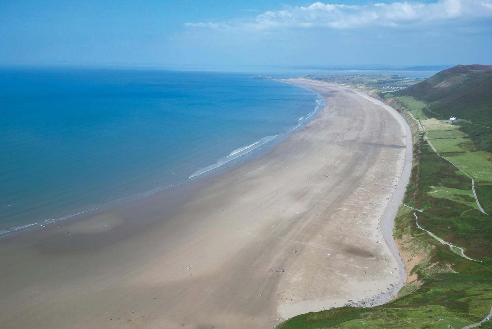 Channel View - 3 Bedroom House - Rhossili Bay オックスウィッチ エクステリア 写真