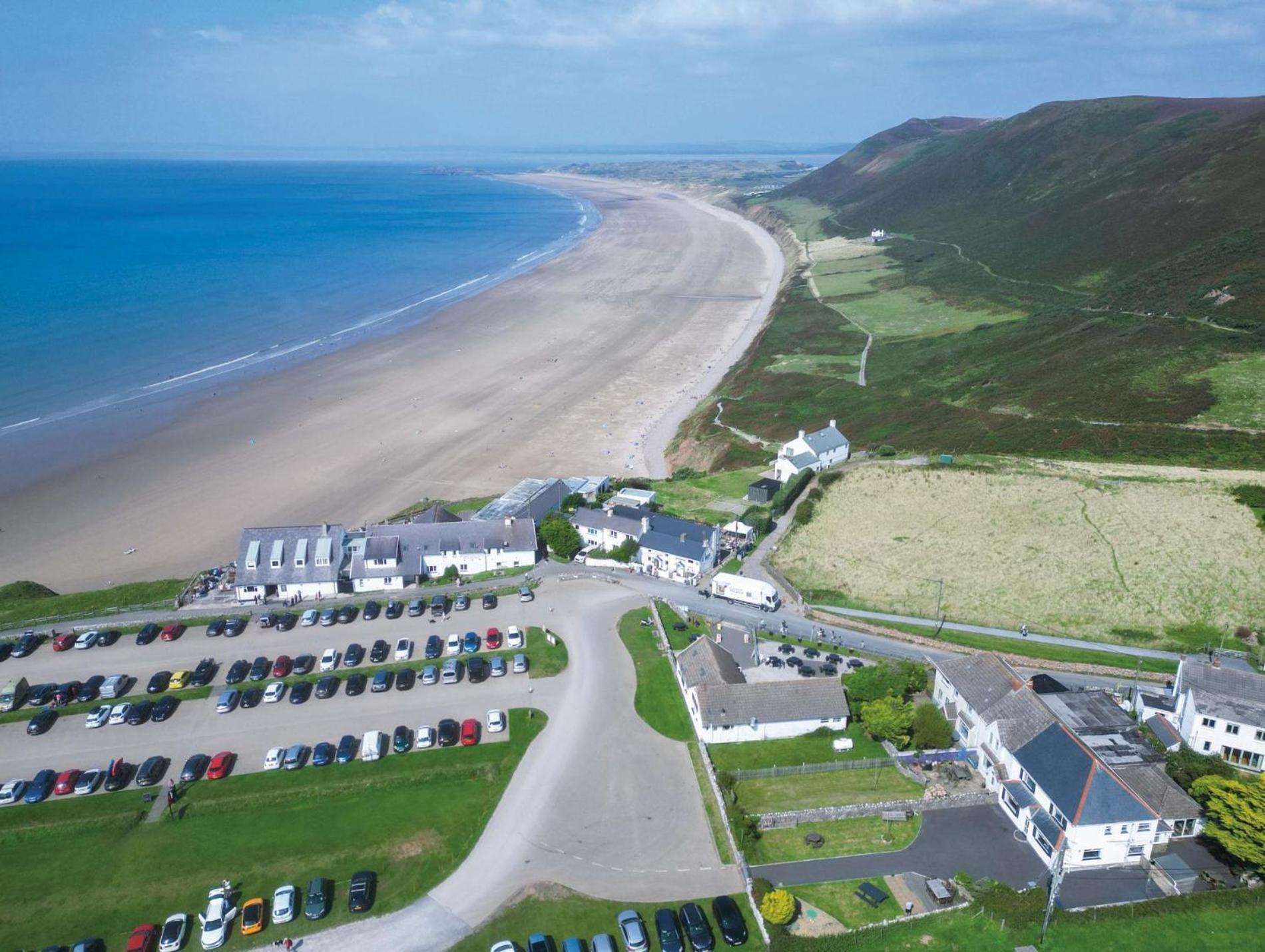 Channel View - 3 Bedroom House - Rhossili Bay オックスウィッチ エクステリア 写真