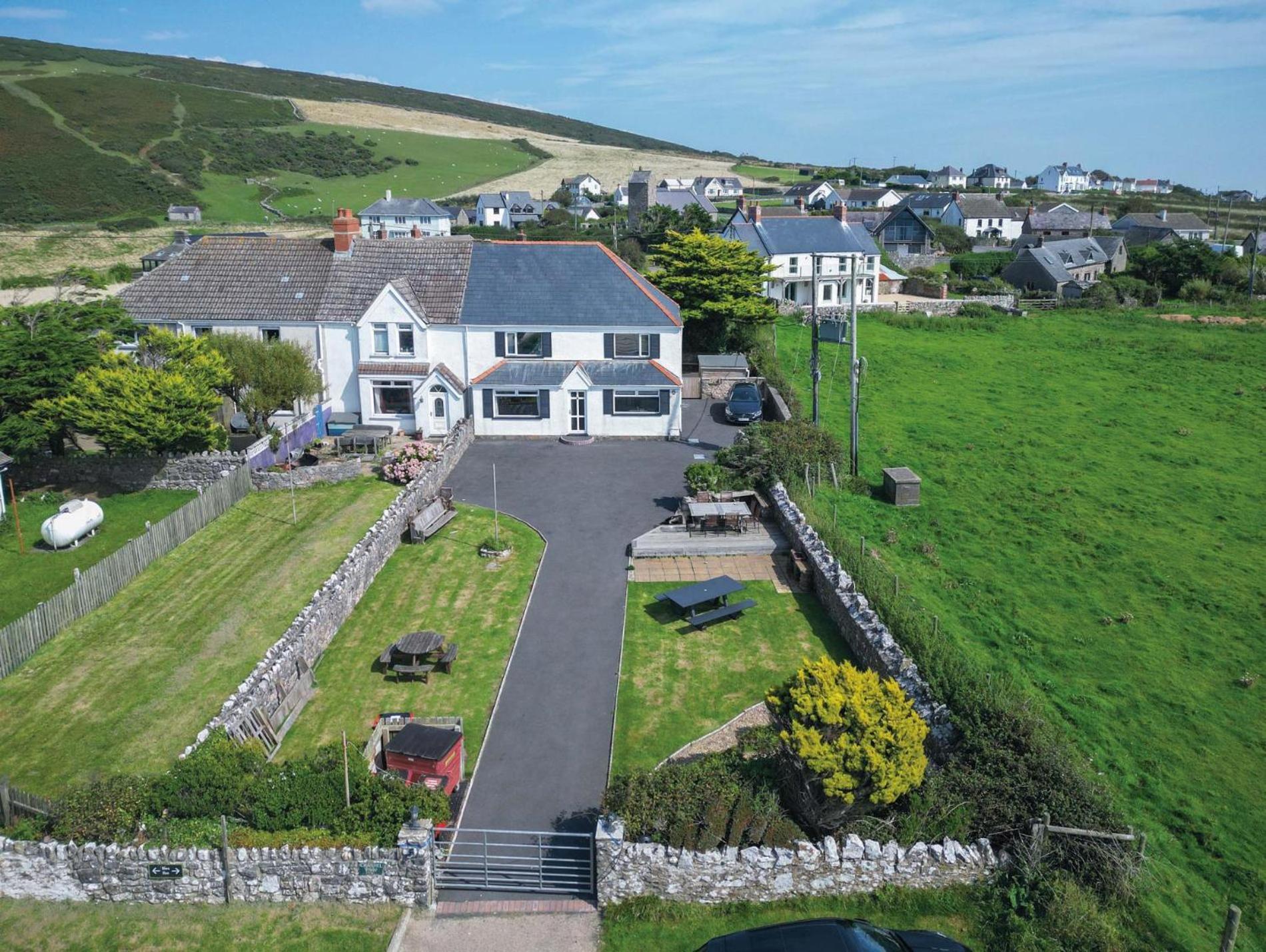 Channel View - 3 Bedroom House - Rhossili Bay オックスウィッチ エクステリア 写真