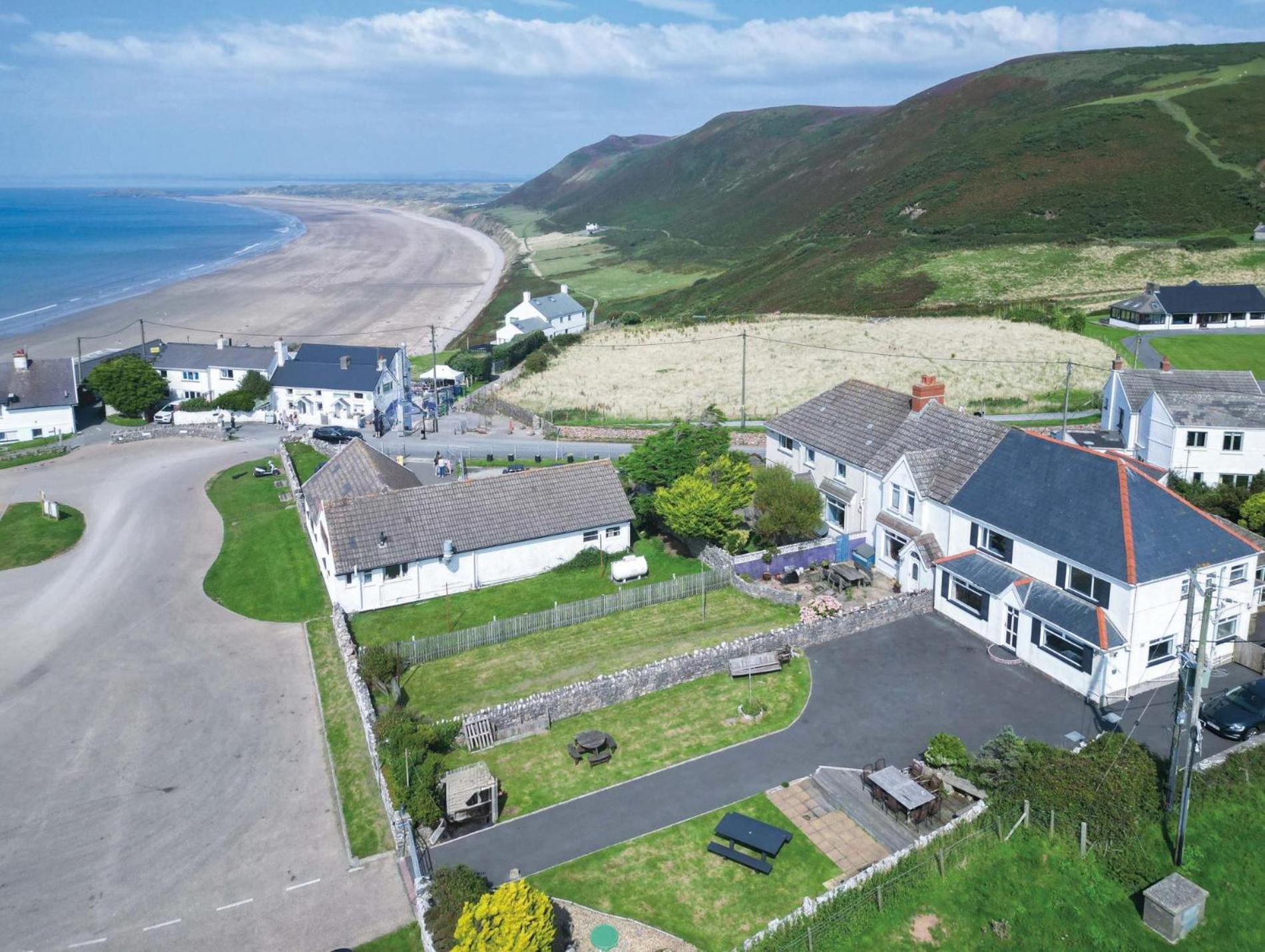 Channel View - 3 Bedroom House - Rhossili Bay オックスウィッチ エクステリア 写真